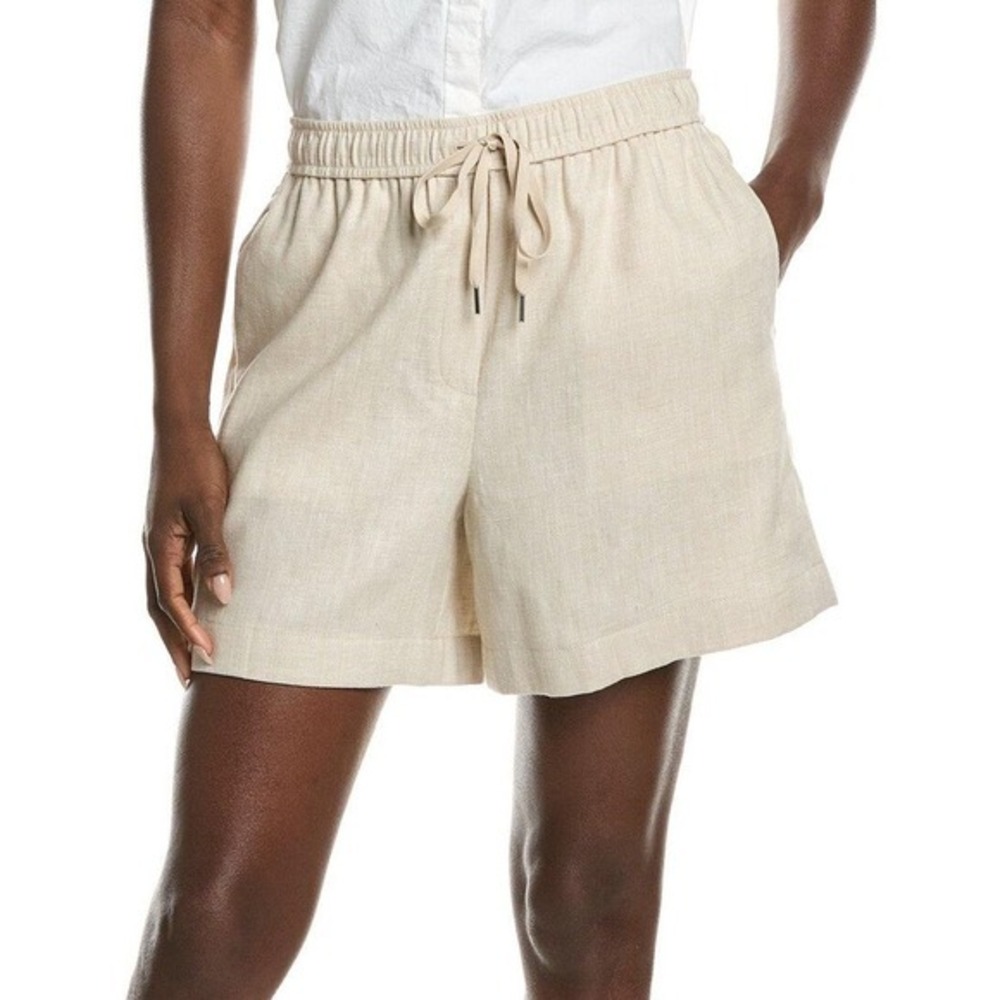 Theory Natual Linen Blend Base Line Short Size 00